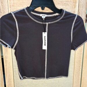 Garage Reverse Stitch Baby Tee NWT 🌺5 for $30